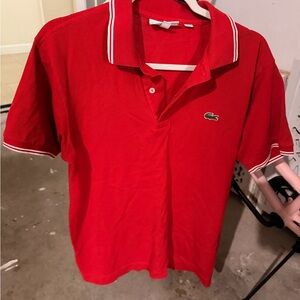 Lacoste Classic Fit Red Polo